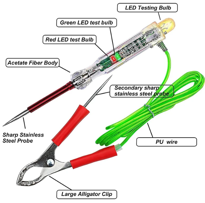 Car Truck Voltage Circuit Tester Diagnostic Tool